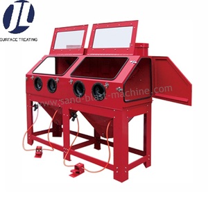 JL-880L Big <strong>Space</strong> Sand <strong>Blasting</strong> Machine Sandblaster with Two Working Station Sandblasting Cabin - Product Image 2