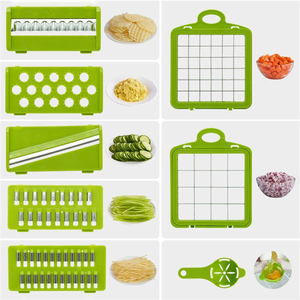 Hot-<strong>selling</strong> Multifunctional Vegetable <strong>Cutter</strong> 16-in-1 Onion Fruits Slicer Potato Peeler Manual Kitchen Vegetable Chopper - Product Image 2