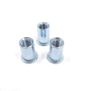 Tırtıklı çelik Insert kör perçin fındık ile çelik düz kafa yuvarlak vücut yüksek kalite - Product Image 2