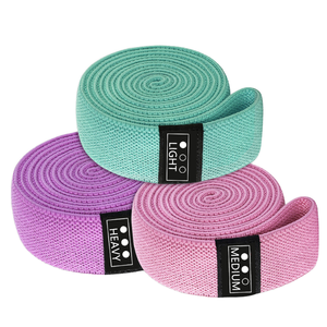 High Quality Custom Logo Gym Workout Elastic <strong>Band</strong> Polyester Fabric Leg Hip Booty <strong>Loop</strong> Resistance Set <strong>for</strong> Training <strong>Exercise</strong>