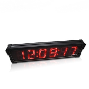 Display a grande schermo diretto in fabbrica da 6 pollici a LED per la maratona di corsa cronometrata Timer digitale per il conto alla rovescia all'aperto - Product Image 5