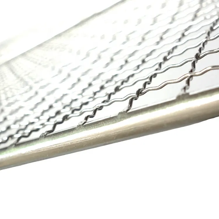 BBQ Grill Mesh Stainless Steel Wire Steaming Barbecue Oven Net Carbon Grill