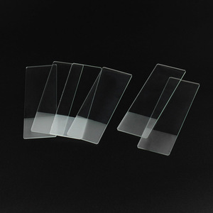 7101 7102 7105 7107 portaobjetos de microscopio con corte o borde esmerilado portaobjetos de microscopio preparados esmerilados de laboratorio - Product Image 3