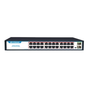 工場OEM 4 8 16 24 3248ポートネットワークスイッチマネージドモジュラーアップリンクネットワークPOEスイッチ - Product Image 1