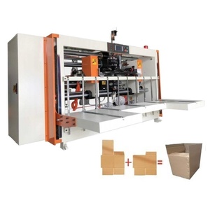 Tay hoạt động hai miếng đôi servo bán tự động stitcher máy cho bù đắp carton và bình thường hộp - Product Image 1