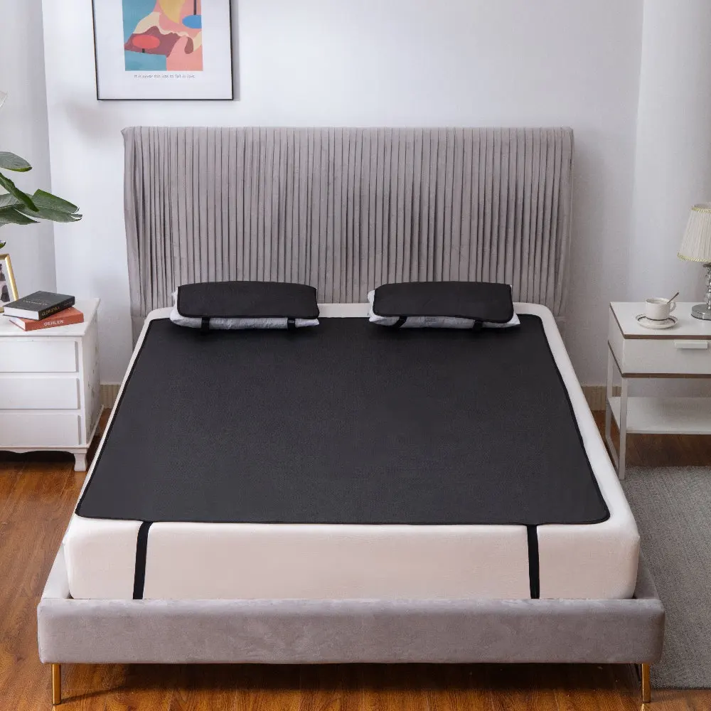 Aarding Bed Mat Geleidende Lederen Pad Premium Grondtherapie Matten/Kussensloop Mat Voor Slaap Ademende Laken Verbeteren