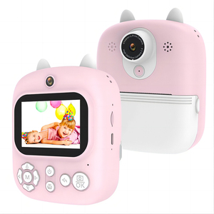 1200Wメガピクセルデュアルレンズキッズカメラゲームおもちゃ自撮りカメラインスタントプリント2.4インチディスプレイキッズデジタルカメラプリンター付き - Product Image 1