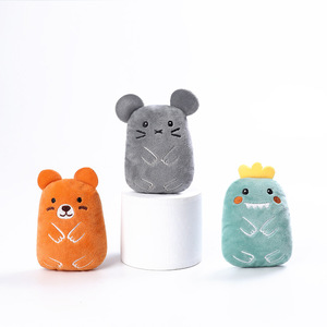 Hierba gatera llena de gatos arrugados para interiores, juguetes interactivos para gatitos, juguetes de dentición para gatos de peluche suave - Product Image 1