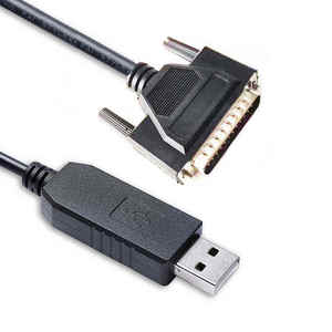 OEM/ODM PLC cavo di programmazione 1.8M USB RS232 a DB25Pin con PVC giacca per uso industriale - Product Image 1