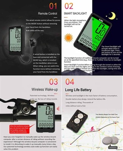 Sunding-ordenador inalámbrico para bicicleta, velocímetro para bicicleta, resistente al agua - Product Image 3