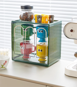 Nhà Máy Ổ Cắm Đa Chức Năng Nhựa Mù Hộp Cup Lưu Trữ Giá Lưu Trữ Đồ Chơi Hộp Lưu Trữ Hiển Thị Đứng Bụi Lưu Trữ Bằng Chứng Thùng - Product Image 2