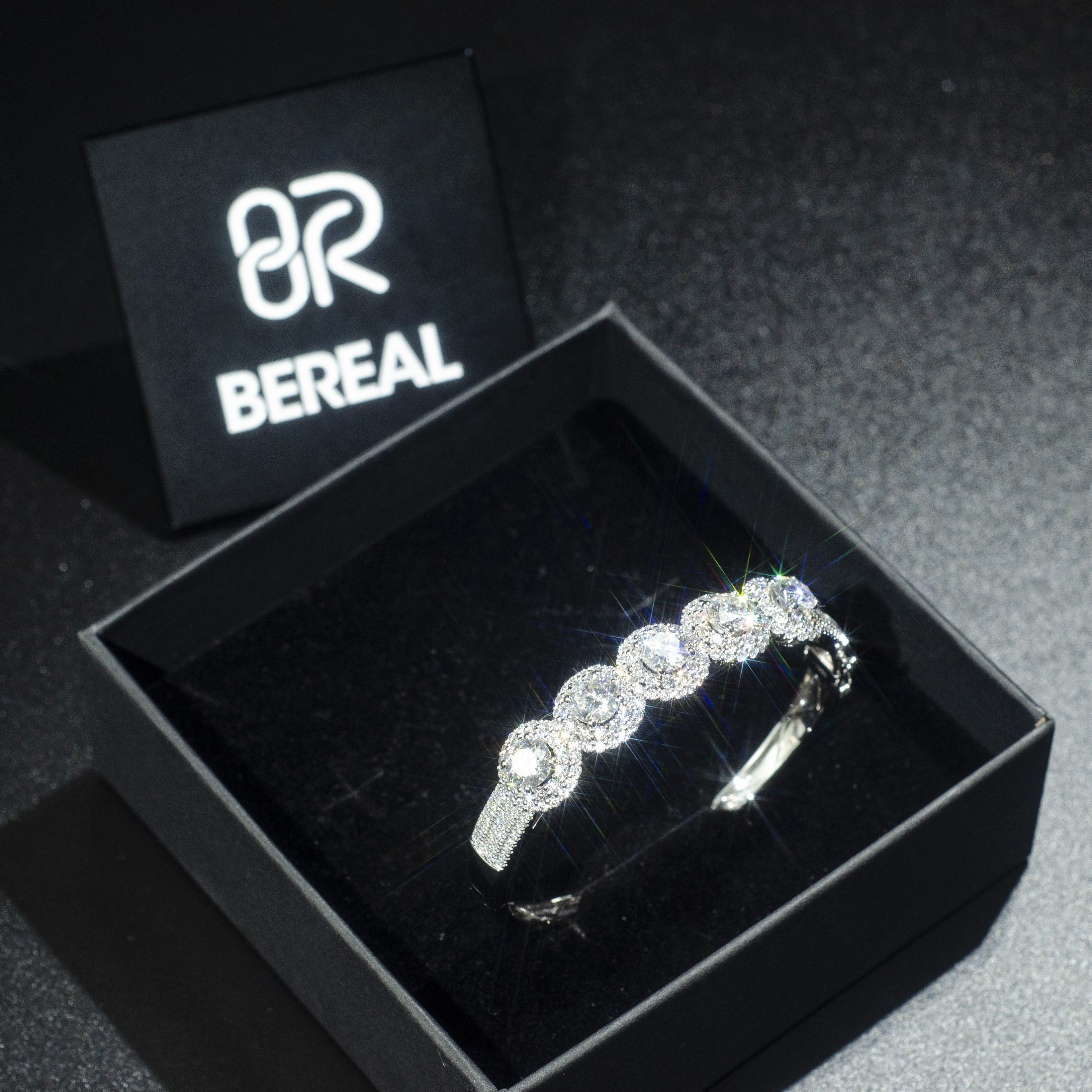 925 Silver with Moissanite