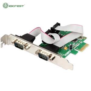 WCH382 PCIe a doppia porta RS232 DB9 scheda di controllo seriale-adattatore seriale PCI Express di grado industriale per Windows/Linux - Product Image 1