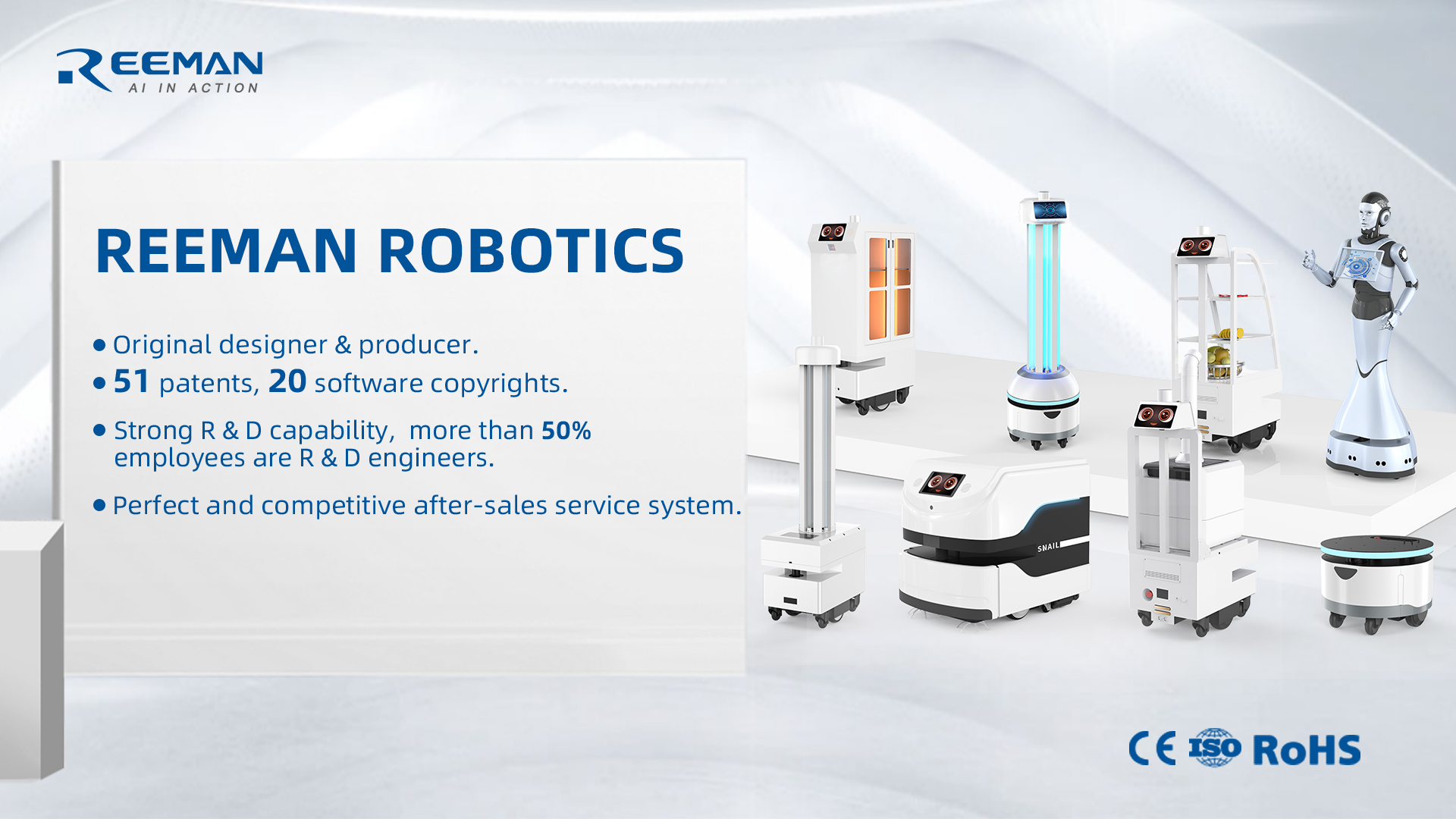 Unmanned security and disinfection robot autonomous robots in healthcare intelligent gas spraying disinfect robot