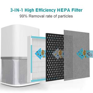 Ev filtresi için yüksek performanslı kompakt oda taşınabilir Odm özelleştirilmiş hava temizleyici - Product Image 4