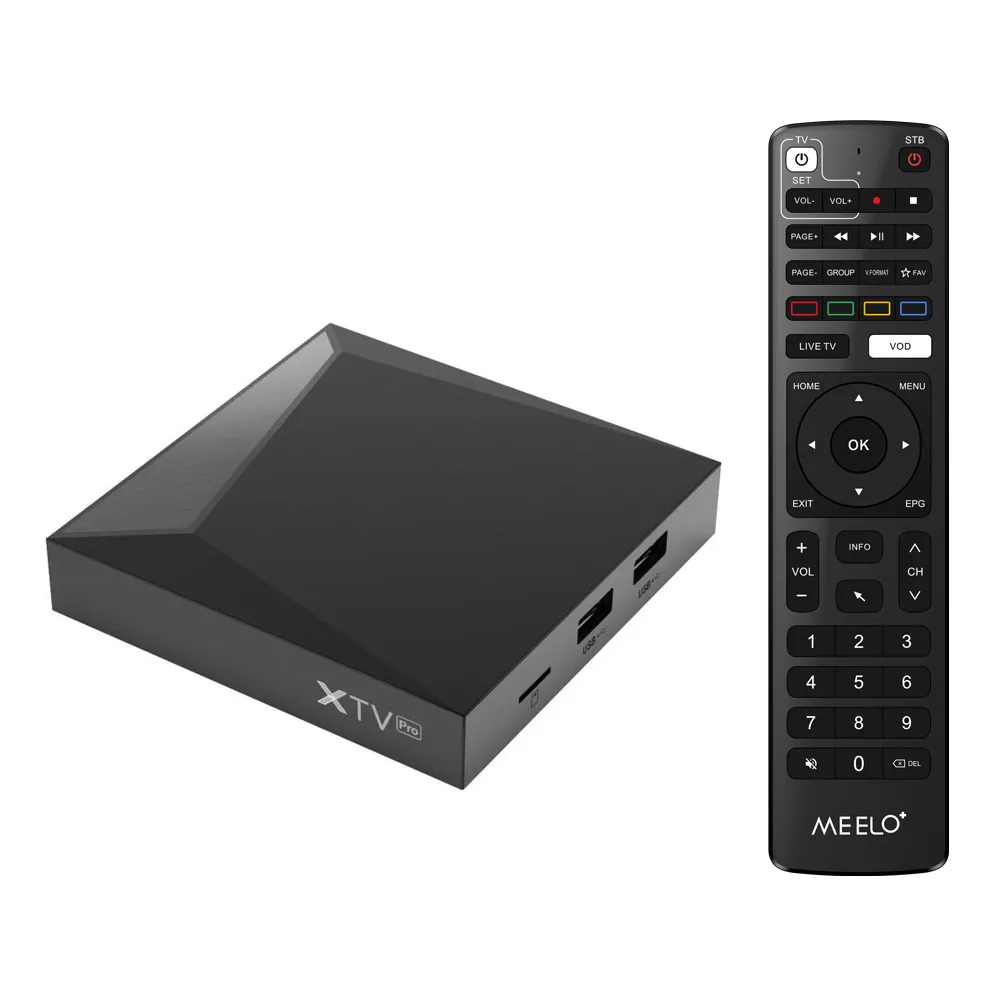 Iptv 박스 암로직 S905X3 안드로이드 9.0 XTV 프로 1000M LAN DDR4 듀얼 와이파이 4K 스마트 TV 박스 IP TV