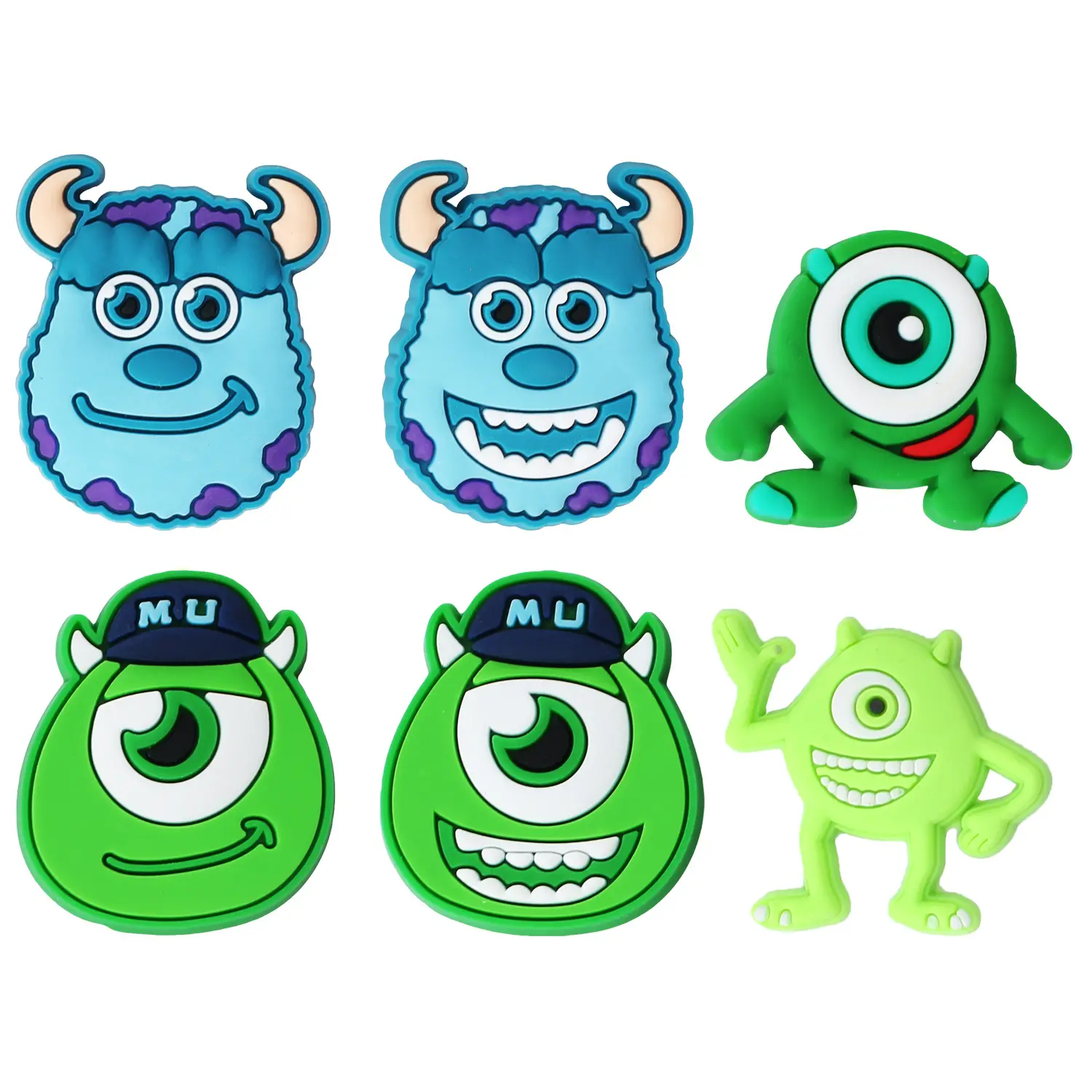 2023 Manufacturer wholesale new design Monster university shoe charms shoe accessories clog charms party boy gifts custom
