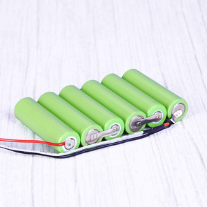 カスタマイズされた6S1P Ni-MH <span class=keywords><strong>AA</strong></span> 2000mAh <span class=keywords><strong>7.2V</strong></span>充電式バッテリーパック非常用用おもちゃパワーツール家電
