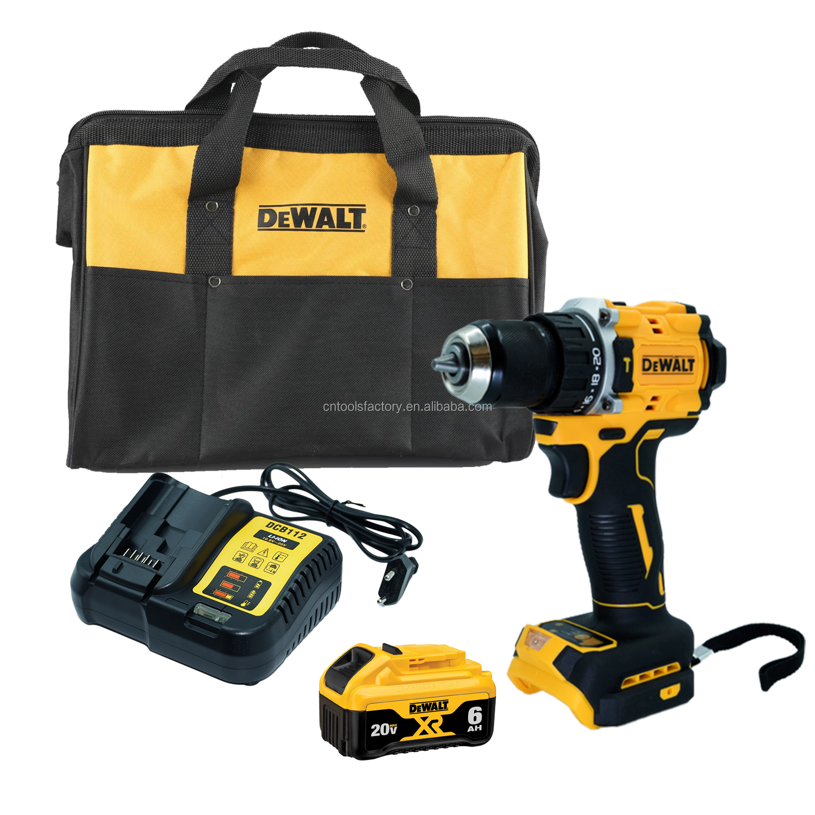 Kit de taladro de impacto inalámbrico