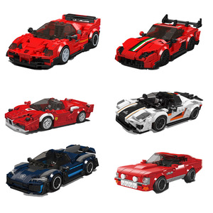Kalıp kral 27078-27084 araba modeli Mini araba serisi yaratıcı montajlı eğitim yapı taşı seti bulmaca MOC çocuk oyuncağı Set - Product Image 1