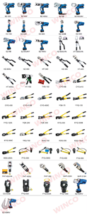 TCR-40 cırcır manuel kablo kesici manuel sıkma aracı manuel nokta presleme pense, mekanik nokta tipi sıkma pense - Product Image 4
