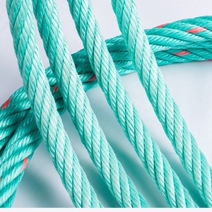 Green Color Trawler 6x19 <strong>IWRC</strong> 18mmx500m PP Combination Fishing Rope With High Breaking Load - Product Image 2