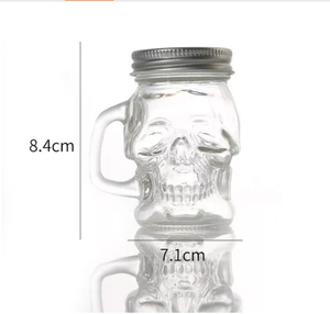 Yaratıcı mini 120ml Küçük cam turşu kavanozu kolu ile Şeker cam gıda kabı puding cam kavanoz - Product Image 3