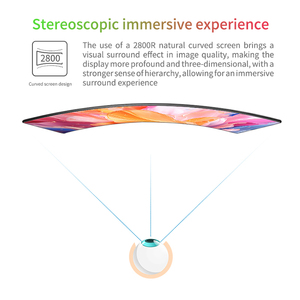 Factory Cheap Flat <strong>LCD</strong> Desktop Gaming <strong>Computer</strong> <strong>Display</strong> Screen 165Hz 27-Inch Curved <strong>PC</strong> <strong>Monitors</strong> - Product Image 4