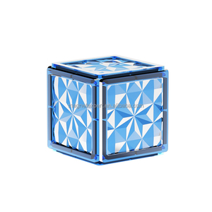 20 Years Factory Customized Popular Toys Magnetic Tiles <strong>Building</strong> <strong>Blocks</strong> for Kids Snow Flake <strong>Pattern</strong>