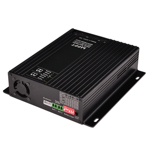 MJOO MPPT Entrada de voltaje dual, salida de batería dual Controlador de carga solar 30A 12V/24V Indicador inteligente de reconocimiento automático - Product Image 1