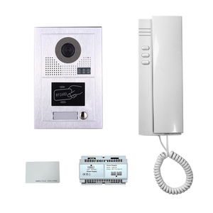 2 Wire Visual Handset Audio Doorphone Simple <strong>Analog</strong> <strong>Intercom</strong> <strong>System</strong> Fo Apartment Home Security