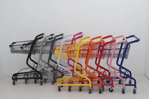 2024新しいスタイルの工場カスタムスーパーマーケットショッピングカートとホイール付きトロリー - Product Image 5