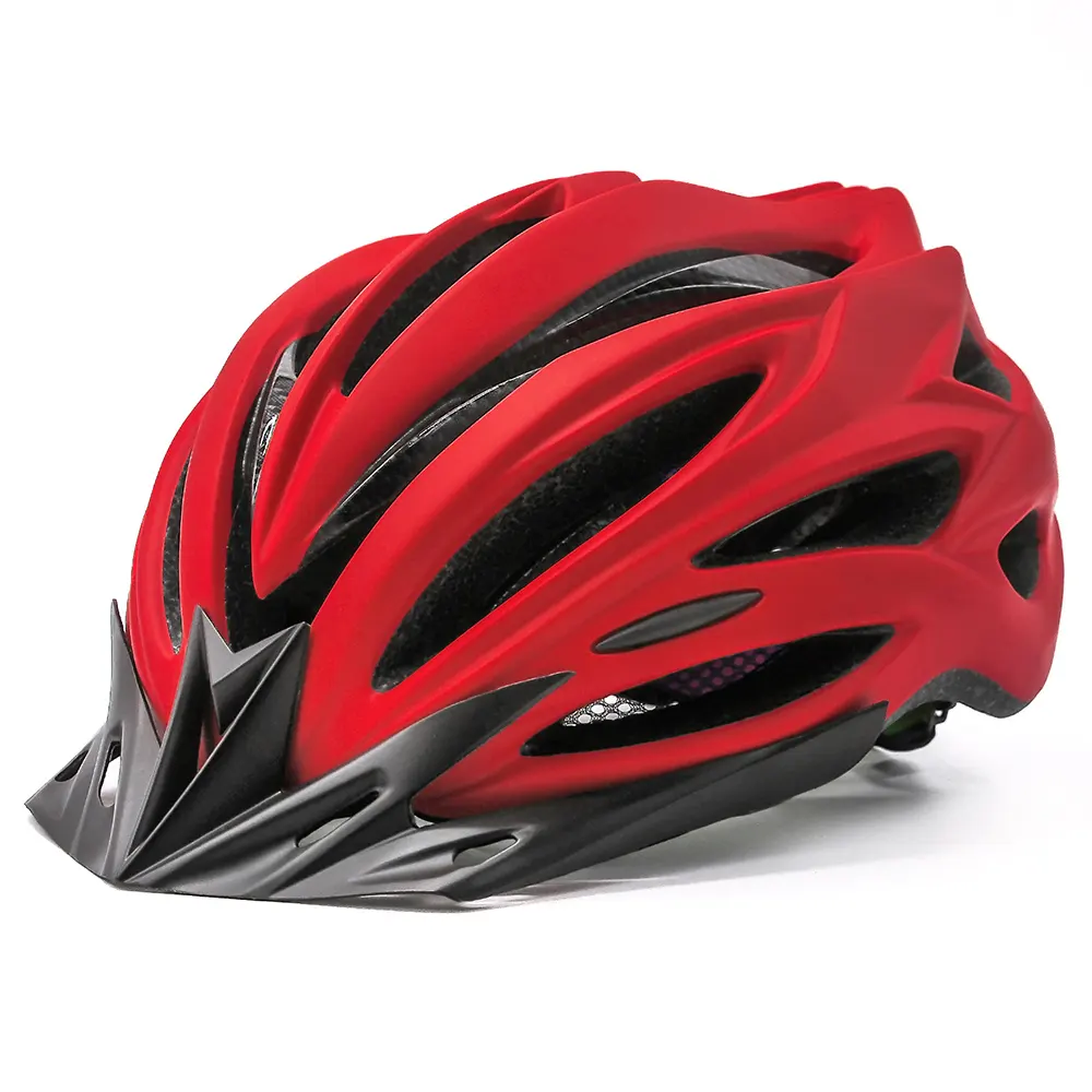 Caschi da ciclismo Unisex per adulti con certificazione CPSC casco da bicicletta a più colori con visiera staccabile