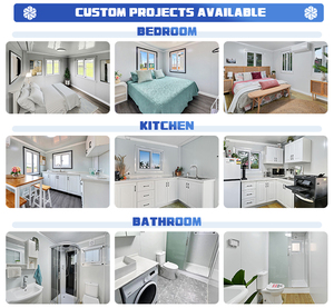 บ้านจิ๋วพับได้แบบพกพาบ้านโมดูลาร์ prefabricadas บ้านตู้คอนเทนเนอร์ขยายขนาดได้ - Product Image 4