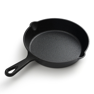 OEM Cast-iron Non Stick Cooking Cast Iron Deep Fry Pan Non-stick 26cm 24cm Fry Pan Price <strong>Skillet</strong> Egg Frying Pan Set - Product Image 3