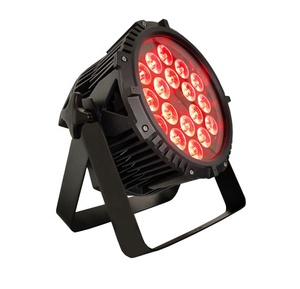 Bán buôn không thấm nước 18x12w rgbwa <span class=keywords><strong>5</strong></span> trong <span class=keywords><strong>1</strong></span> <span class=keywords><strong>LED</strong></span> PAR có thể ánh sáng sân khấu ánh sáng phẳng DMX512 điều khiển cho sự kiện ngoài trời buổi hòa nhạc trang trí - Product Image 4