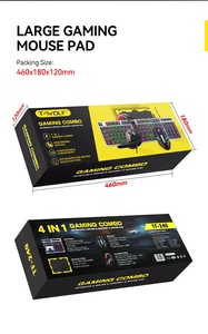 TF RGB Nuevo juego de teclado y ratón para juegos combos computadora portátil de escritorio juego de teclado y ratón LED con cable - Product Image 6