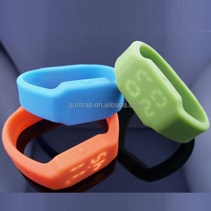 Cuốn Tiểu Thuyết 2024 Quà Tặng Silicone cles USB LED Đồng hồ đeo tay vòng đeo tay Ổ Đĩa Flash 8GB bộ nhớ chip Pendrive - Product Image 4