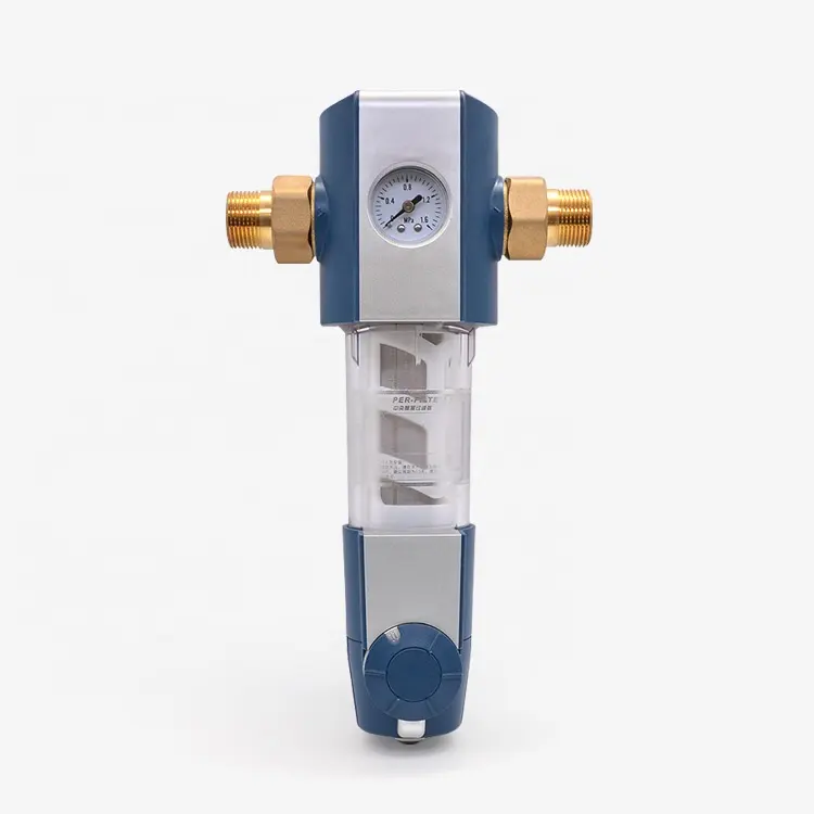 사전 필터 정수기 40-60micron SUS 316 스테인리스 스틸 대형 유동 침전물 제거 물 사전 여과 필터
