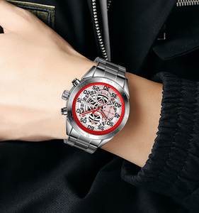 नए डिजाइन स्केमी 9338 क्लासिक वाटरप्रूफ तारीख चांदी वाटरप्रूफ घड़ी पुरुषों के लिए स्टेनलेस स्टील - Product Image 3