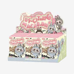 Popmart resmi mağazasının canavarları Macaron Labubu peluş oyuncaklar kalp atma anahtarlık özel gizem kutuları orijinal Labubu bebek