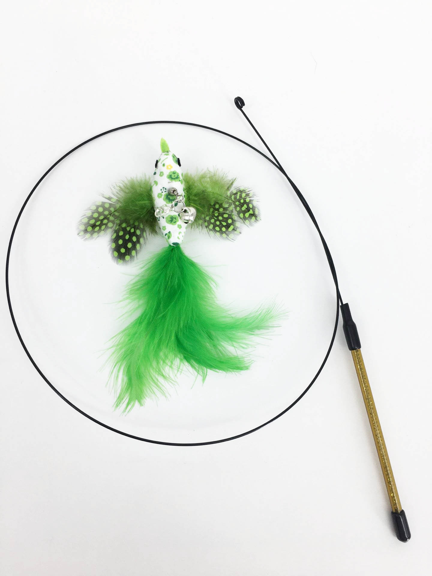 Pájaro verde + Polo de mano