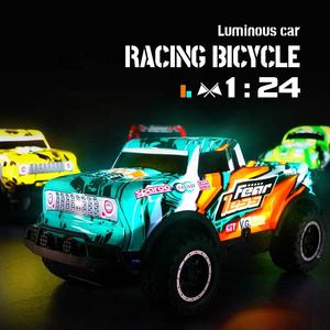 รถบังคับวิทยุมีไฟ27MHz ใน4CH รถ RC ไฟ1/24สเกลรถ RC สี่ทาง - Product Image 2
