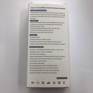 Windows/Mac dizüstü bilgisayarlar için USB C ile RJ45 bağlantı noktasına sahip NetGear Ultra 100Mbps tip-c Ethernet ağ adaptörü - Product Image 6