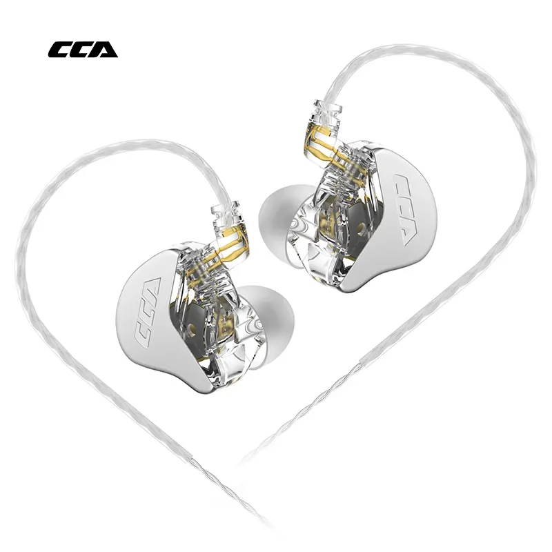 CCA АКБ висит в ухе проводное Hi-Fi гарнитура мониторные наушники с функцией подавления шума Отмена Спорт геймер наушники KZ ZEX Pro нра CA4