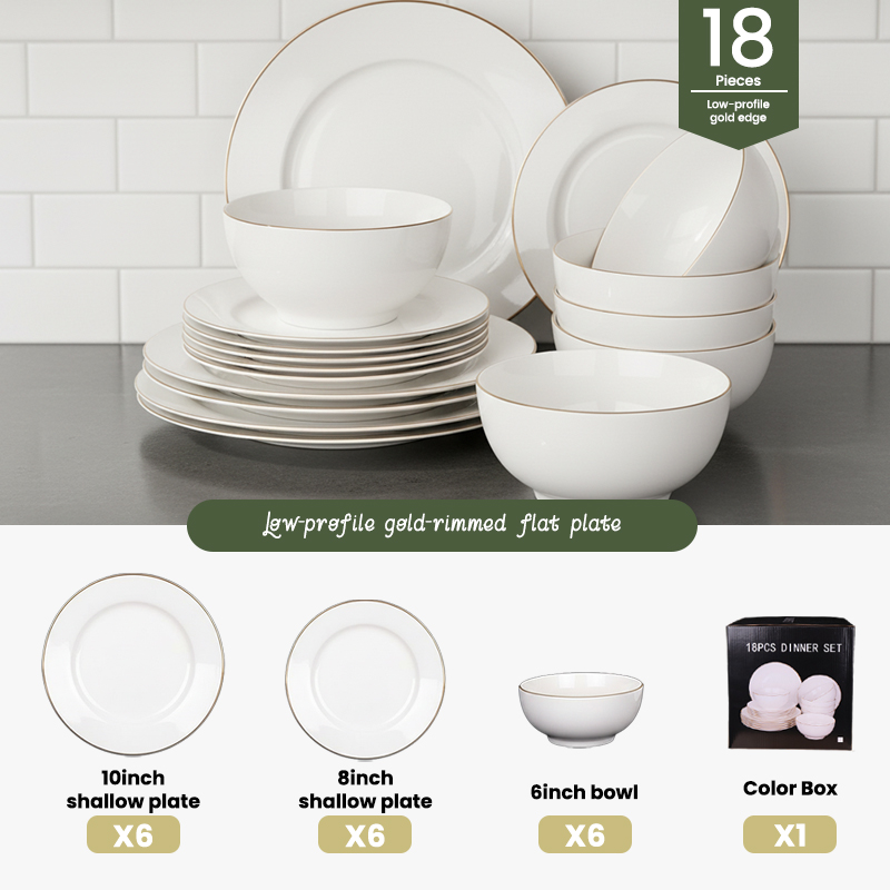 18 pièces Style 5 blanc