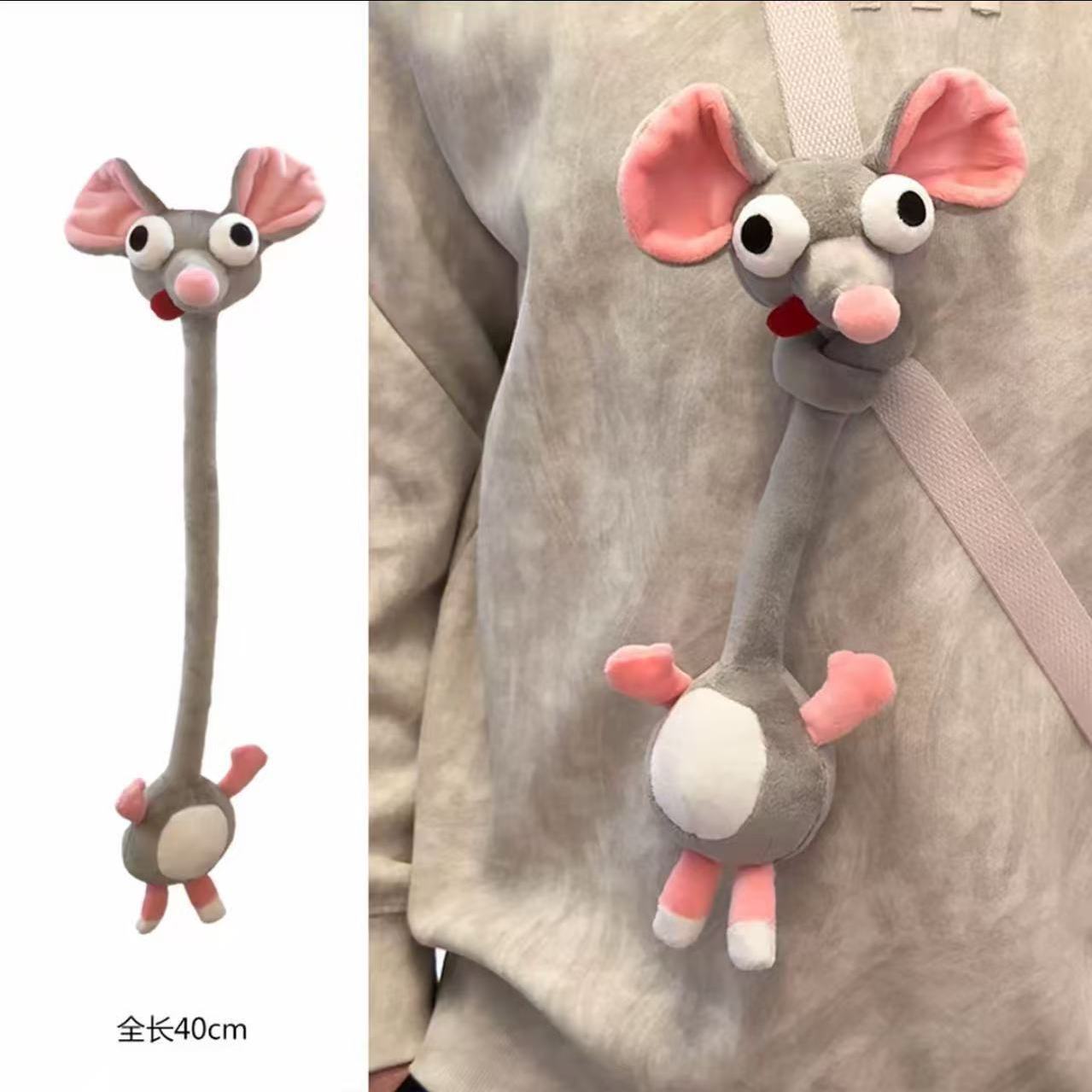 Rat à long cou et à grande langue