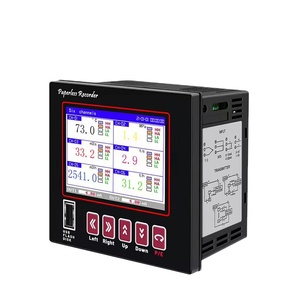 Registrador de datos de uso industrial digital de múltiples canales LCD Gráfico de temperatura y presión Registrador sin papel Registrador de datos de temperatura - Product Image 1