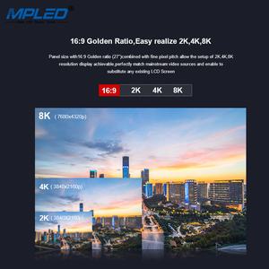 MPLED 16 9比率p1.92高清迷你室内发光二极管显示器高刷新率p1.875发光二极管屏幕 - Product Image 2