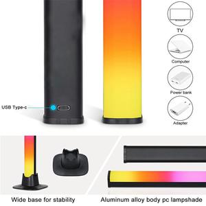 tcwin In Stock Colorful RGB Magic Color <strong>Usb</strong> 5v 2pcs Smart APP <strong>Control</strong> Ambient Light Voice-activated Pickup Rhythm Car <strong>Computer</strong> Light - Product Image 6